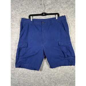 Levi's Shorts Men 40‎ Blue 100% Cotton Ripstop Cargo Pockets White Tab